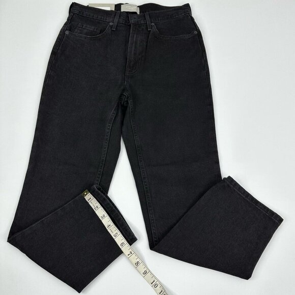 Everlane‎ Women's NWT Coal Black Original Cheeky Luxury Jeans W28-30/L26.5 Crop - Picture 11 of 11